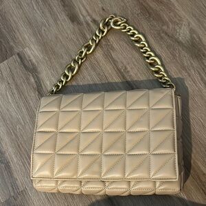 Zara Tan Chain Shoulder Bag